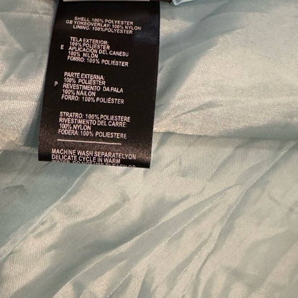 The North Face NEW Light Blue Hooded Zip Up Girl’s Cozy Comfy Down Puffer Vest - Picture 10 of 11